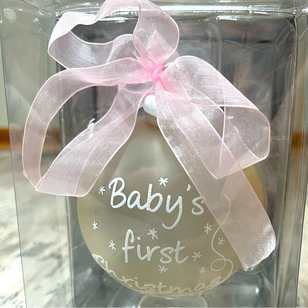 Baby’s first Christmas ornament